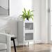 Covelo 33" Accent Cabinet by Modway Metal in Gray | 33 H x 17.5 W x 14 D in | Wayfair EEI-6218-LGR