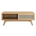 Modway 4 Legs Coffee Table w/ Storage Wood in Brown | 16 H x 43 W x 43 D in | Wayfair 889654227793