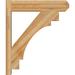 Ekena Millwork Merced Craftsman Outlooker Wood in Brown | 28 H x 6 W in | Wayfair OUT06X24X28MRC04RWR