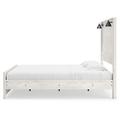 Signature Design by Ashley Gerridan Low Profile Bed Wood in Brown/Gray | 61 H x 81 W x 88 D in | Wayfair B1190B9