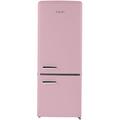 iio Retro 22" Bottom Freezer 7 Cu. Ft. Refrigerator in Pink | 57.2 H x 21.46 W x 26.3 D in | Wayfair MRB192-07ioAP