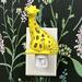 Lily's Lights Handmade Giraffe Night Light Ceramic in Yellow | 6 H x 3.5 W x 4 D in | Wayfair 078882416