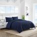 Nautica Point Harbor Embossed Duvet Cover Set Microfiber in Blue/Navy | King Duvet Cover + 2 King Sham | Wayfair USHSFN1265215