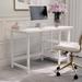 Ward Martha Stewart Home Office Trestle Desk w/ Shelves Wood in White | 29.5 H x 47.5 W x 23.5 D in | Wayfair BLN-FY-HY-1071-WH-MS