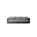 Andrew Martin Bora 94" Wide Outdoor Patio Sofa w/ Cushions Metal in Gray | 22 H x 94 W x 33 D in | Wayfair ANDSOF0768