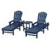 POLYWOOD® South Beach Chaise 3-Piece Set in Blue | Outdoor Furniture | Wayfair PWS178-1-NV