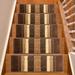 0.39 x 11 W in Stair Treads - Purhome Custom Size Stair Treads by Inches Machine Washable Geometric Square Slip Resistant Soft Medium Pile Stair Treads Synthetic Fiber | Wayfair