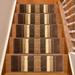 0.39 x 13 W in Stair Treads - Purhome Custom Size Stair Treads by Inches Machine Washable Geometric Square Slip Resistant Soft Medium Pile Stair Treads Synthetic Fiber | Wayfair