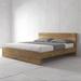 Urban Woodcraft Lugano Solid Wood Bed Wood in Brown | 41.1 H x 64.25 W x 81.5 D in | Wayfair 64QB.LG.N