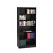 Tennsco Corp. Standard Bookcase in White/Black | 84 H x 36 W x 18 D in | Wayfair BC18-84BK