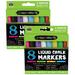 Teacher Created Resources Chalk Brights Liquid Chalk Markers, 8 Per Pack, 2 Packs | 7 H x 6 W x 2 D in | Wayfair TCR20884-2