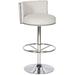 Vanguard Furniture Michael Weiss 31"Nevin Bar Stool Upholstered, Stainless Steel in Blue/Brown/Gray | 38 H x 18.5 W x 18.5 D in | Wayfair