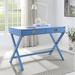 Longshore Tides Addalina Desk Wood in Blue | 30 H x 42 W x 24 D in | Wayfair 12405ED2E7A1437C93AD3EF6203A03F5