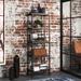 Trent Austin Design® Jaoquim Etagere Bookcase Wood in Black/Brown | 75" H x 26" W x 15" D | Wayfair 541D88C0A4E248148168E3BB7BF701B4