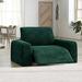 PAULATO by GA.I.CO. Stretch Recliner Slipcover - Soft to Touch & Easy to Clean - Velvet Collection Velvet in Green/Black | Wayfair