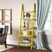 Alcott Hill® Corwen 72.75" H x 25" W Ladder Bookcase in Yellow | 72.75 H x 25 W x 15.75 D in | Wayfair 55356F4E5E3841468F890C814CB97578