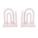 Joss & Main Aesthetic Arch Bookends - Contemporary Arched Bookend Set for Book Display & Organization - Home or Office Decorative Accent | Wayfair