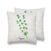 Gracie Oaks Herb Throw Pillow Cover & Insert - Set Of 2 18.0 H x 18.0 W x 3.0 D in Polyester/Polyfill | 18" H X 18" W X 3" D | Wayfair