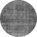 Gray 72 x 72 x 0.08 in Area Rug - 17 Stories Maloria Machine Woven Round 7' /Chenille Area Rug in /Chenille | 72 H x 72 W x 0.08 D in | Wayfair