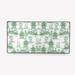 East Urban Home Zaiden Large China Old Desk Pad, Rubber in Green | 0.125 H x 31.5 W x 15.75 D in | Wayfair 7185B14D5D764F489EF87F3BC0A67014