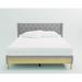 Latitude Run® Vacla Bed Upholstered/Linen | 41 H x 63 W x 88 D in | Wayfair AFBC93700C4947448F860F79170984ED