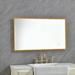 Hokku Designs Eter Rectangle Wall Mirror, Copper in Yellow | 42" x 24" | Wayfair 400AEFC891A04716B96D0F810BC04B87