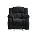 Latitude Run® Maegen 42" Wide Manual Glider Standard Recliner Polyester in Black | 40 H x 42 W x 41 D in | Wayfair 919B9BFF21824AB89872892AA669672F