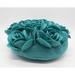 Fennco Styles Throw Pillow Polyester/Polyfill blend in Green/Blue | 15 H x 15 W in | Wayfair PLW0086.TE15R