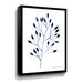 Winston Porter Silhouette Of Nature IV Silhouette of Nature IV - Print Canvas, Glass in Blue/White | 24 H x 18 W x 2 D in | Wayfair