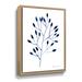 Winston Porter Silhouette Of Nature IV Silhouette of Nature IV - Print Canvas, Glass in Blue/White | 24 H x 18 W x 2 D in | Wayfair