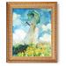 Vault W Artwork Monet Collection Woman w/ A Parasol, Facing Left, 1886 by Claude Monet - Picture Frame Print on Canvas in Green | Wayfair