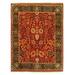 Brown/Red Area Rug - Isabelline Oriental Handmade Hand-Knotted Rectangle 8'1" x 10'2" Cotton/Wool Area Rug in Red/Brown/Beige Cotton/Wool | Wayfair