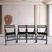Red Barrel Studio® Laqueen Folding Chair Set, Solid Wood in Black | 31.02 H x 17.32 W x 22.82 D in | Wayfair DEC16F913CC2415892C3E47D514A6153