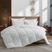 Wayfair Sleep™ Lightweight Down Alternative Comforter Polyester/Polyfill/Polyester/Microfiber in White | 86 H x 82 W x 1 D in