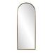 Everly Quinn Oversized Gold Arch Metal Wall Mirror Metal | 70 H x 28 W x 1 D in | Wayfair 31C32EEDF05A4EC2B1E2F56193AF2A11