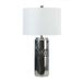 Ivy Bronx Floreta Table Lamp Ceramic/Linen in Gray | 28 H x 15 W x 15 D in | Wayfair EE7F92CCF82F4D23AAEB4DD4F95ED16B