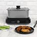 West Bend Versatility Slow Cooker, 6 Qt. Capacity, In Black Aluminum/Plastic in Gray | 8.55 H x 9.06 W x 11.82 D in | Wayfair 87905