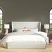Red Barrel Studio® Hampden-Sydney Low Profile Platform Bed Upholstered/Polyester in Brown | King | Wayfair 19171DEA8E2245D0A4F39ED8493A0BA9