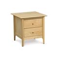 Copeland Furniture Sarah 2 Drawer Nightstand Wood in Brown | 24" | Wayfair 2-SRH-20-53