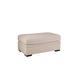 Latitude Run® Steinway Upholstered Ottoman Polyester in White | 19.5 H x 43 W x 25 D in | Wayfair BB45527749BC4D7099084874D7F2C875