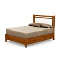 Copeland Furniture Monterey Platform Bed Upholstered/Genuine Leather in White | Full | Wayfair 1-MON-23-23-STOR-3316