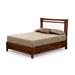 Copeland Furniture Monterey Platform Bed Upholstered/Genuine Leather in White | California King | Wayfair 1-MON-25-33-STOR-3316