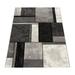 Gray/White 43 x 24 x 0.47 in Area Rug - Latitude Run® Furlon Abstract Machine Woven Polypropylene in Polypropylene | 43 H x 24 W x 0.47 D in | Wayfair