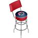 Trademark Global NBA 31" Swivel Bar Stool Metal in Gray | Wayfair NBA1100-WW3