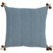 Surya Dhaka Denim Bohemian Global Cotton Throw Pillow Polyester/Polyfill | 22" x 22" | Wayfair DH003-2222P