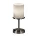 Brayden Studio® Salinas Cylinder 12" Table Lamp Glass/Metal in Gray | Wayfair 0DE298E5546E443E8A70422107E9EF49