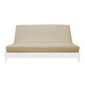 Prestige Furnishings Box Cushion Futon Slipcover Polyester in Brown | Loveseat | Wayfair IC-MSW-LS