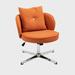 Latitude Run® Gawronski Office Chair Upholstered/Metal in Red/Orange/Gray | 29.92 H x 27.95 W x 26.77 D in | Wayfair