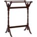 Darby Home Co Powell Heirloom Cherry Blanket Rack, 25"L X 16.5"W X 32.5"H Solid + Manufactured Wood in Brown | 32.5 H x 25 W x 16.5 D in | Wayfair