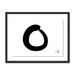 Four Hands Art Studio BW Enso 3 by Johan Gert Manschot - Picture Frame Painting Print on Paper in Black | 19 H x 24 W x 1.5 D in | Wayfair